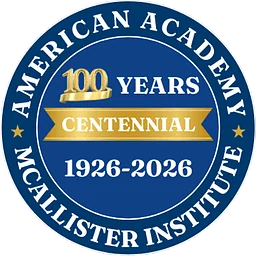 American Academy McAllister Institute of Funeral Service logo